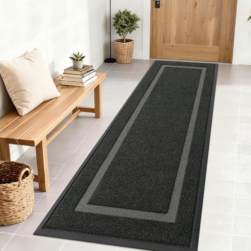 Front Door Mat Outside 71x23 (Black / 71" x 23")