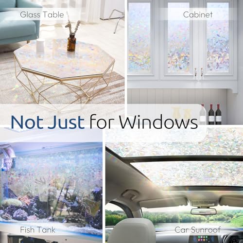 Rainbow Window Privacy Film (29.5" x 78.7" / Clear)