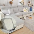 Couch Cushion Covers for Sofa Couch Covers Wear (Texture-light Gray / Extra Large Single Seat Cover)