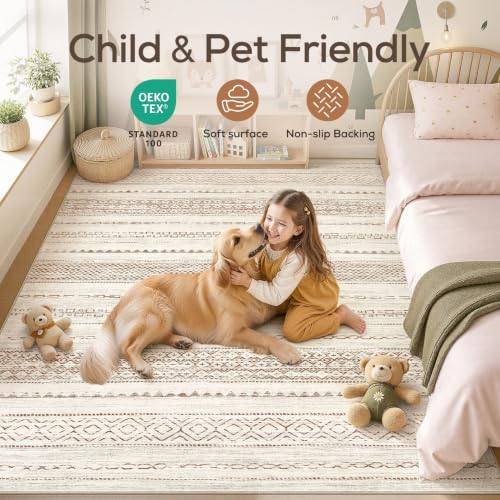 12x15 Area Rugs Living Room (Brown Tan / 12' X 15' (Rectangular))