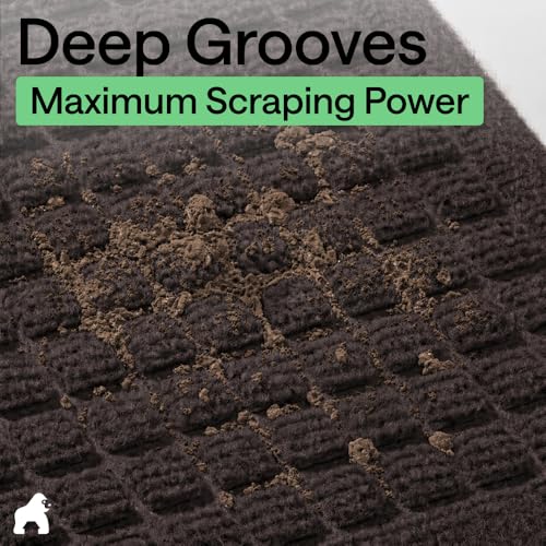 HydroABSORB Door Mat for Indoor Outdoor Use (Coffee / 72" X 24")