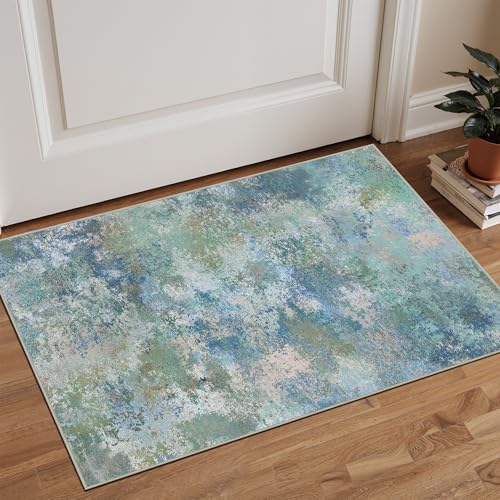 2x3 Area Rugs for Entryway (Aquamarine/Blue Green / 2' x 3' (Rectangular))