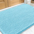 Dog Door Mat for Muddy Paws 34x21 (Blue / 34" X 21")