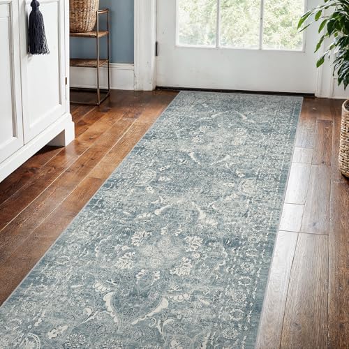 2x5 Washable Runner Rug (Blue / 2x5)