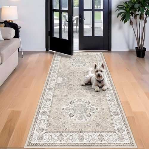Washable 4x8 Hallway Runner Rug (4' x 8' (Rectangular) / Beige)