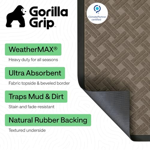 WeatherMAX Door Mat (Taupe Basket Weave / 47" x 35")
