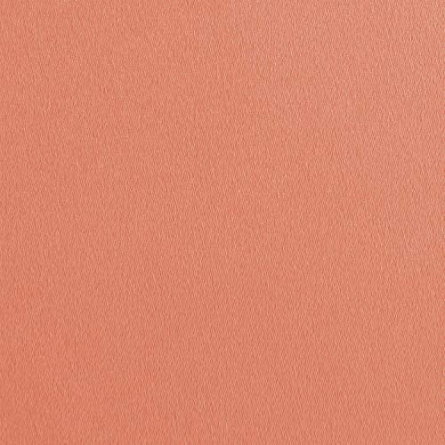 Coral Room Darkening Window Curtains 52x36 Inch for Kitchen (Coral Orange / 52"W x 36"L (Pack of 2))