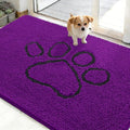 Dog Door Mat for Muddy Paws 48x30 (Purple / 48" X 30")