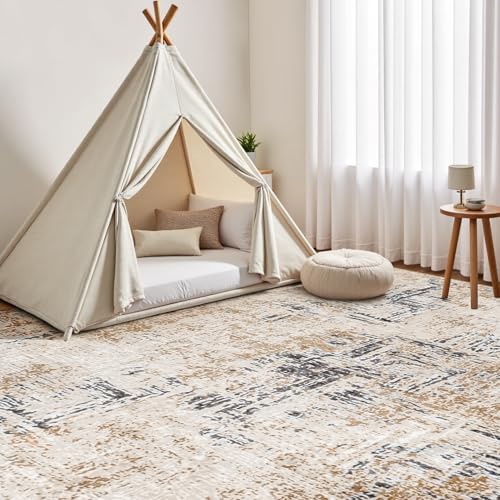 8x10 Area Rugs for Living Room (Brown Birch / 8' x 10' (Rectangular))