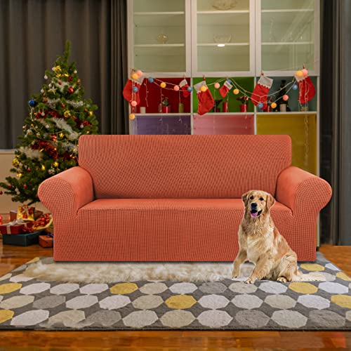 Loveseat Couch Cover (Pureed Pumpkin / Medium)
