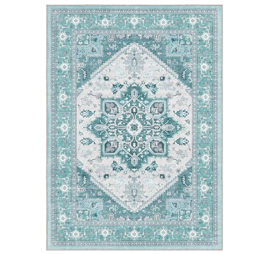 Soft Area Rugs 3x5 (3' x 5' (Rectangular) / Teal)