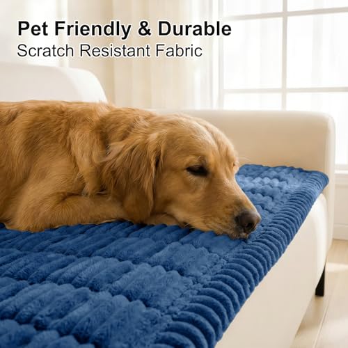 Couch Cover for Dogs (Navy Blue / 27.6"x59")