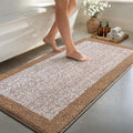 48x24 Long Bathroom Rugs Non Slip Washable (Coffee / 2' x 4' (Rectangular))