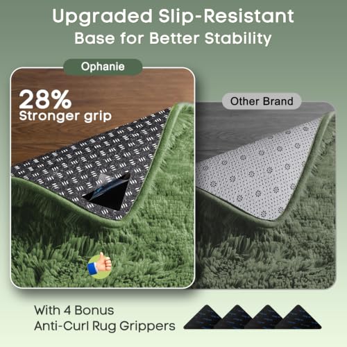 Gray Green Rug Grass Area Rugs for Bedroom (Grey Green / 4' x 6' (Rectangular))