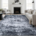 8x10 Area Rug Living Room (Black / 8' x 10' (Rectangular))