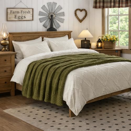 Green Throw Blanket (Green / Throw(50x60))