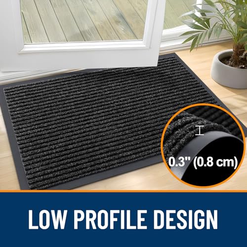 Front Door Mat 47x34 (Off-black / 47" X 34")