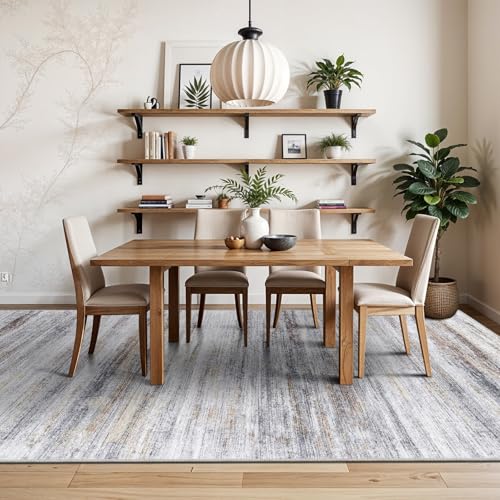 6x9 Area Rug for Living Room (Beige/Grey / 6' x 9' (Rectangular))