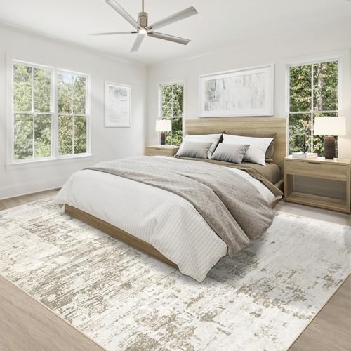 8x10 Area Rugs for Living Room (Beige Brown / 8' x 10' (Rectangular))