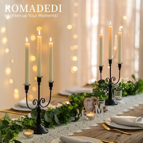 Halloween Candelabra (2pcs / Black-3arm)