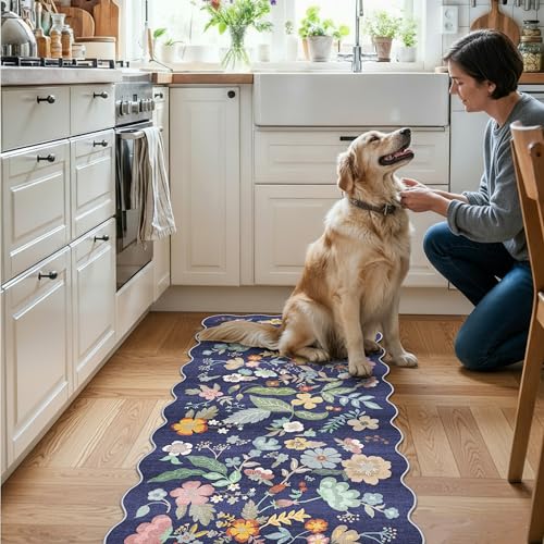 2x5 Washable Hallway Runner Rug (2' x 5' (Rectangular) / Purple)
