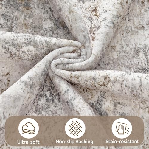 12x14 Area Rug Living Room Rugs Extra Large Brown Grey Carpet (Brown Grey / 12' x 14' (Rectangular))