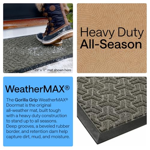 WeatherMAX Door Mat (Slate Geometric / 29" x 17")