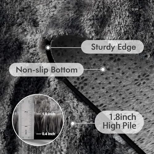 Area Rugs for Living Room (Ba Black 4sm03 / 4' X 6' (Rectangular))