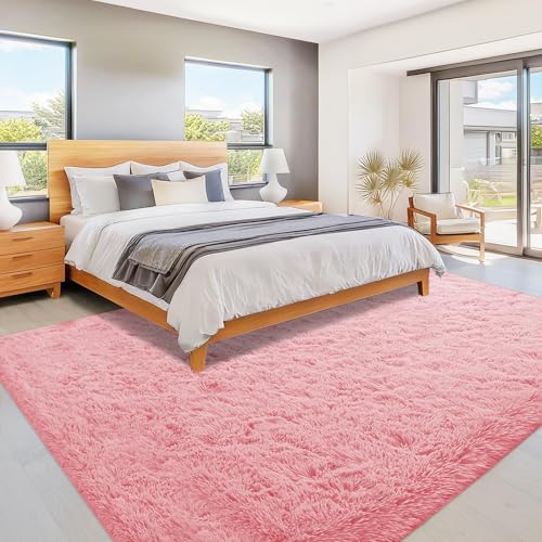 Pink Rugs for Bedroom Girls (Pink / 8' x 10' (Rectangular))