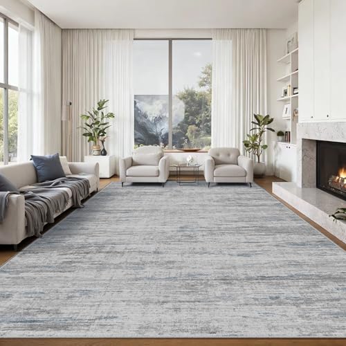 8x10 Area Rugs for Living Room (Blue/Grey / 8' x 10' (Rectangular))