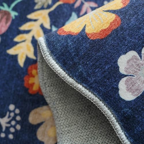 Washable 2x3 Area Rug for Entryway (2' x 3' (Rectangular) / Purple)