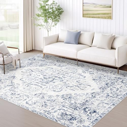 6x9 Area Rugs for Living Room (Blue / 6' X 9' (Rectangular))