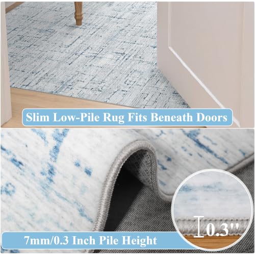 5x7 Area Rug for Living Room (Light Blue / 5' x 7' (Rectangular))