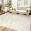 Washable Area Rug 5x7 (Ivory Beige / 5' x 7' (Rectangular))