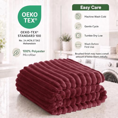 Red Twin Blanket for Bed (Red / Twin (60" x 80"))