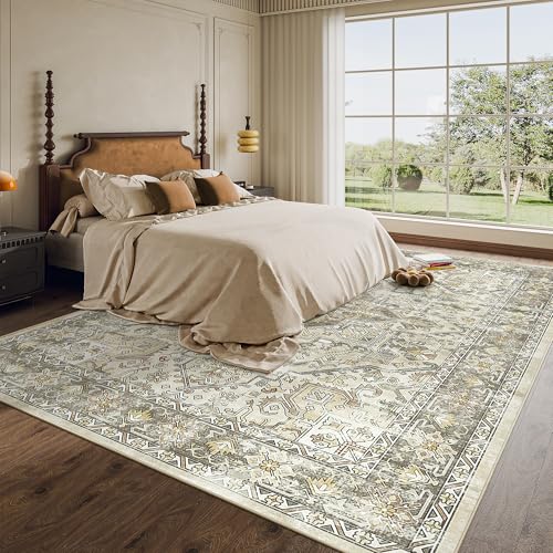8x10 Area Rugs for Living Room (Beige/Brown / 8' x 10' (Rectangular))