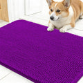 Dog Door Mat for Muddy Paws 30x17 (Purple / 30" X 17")