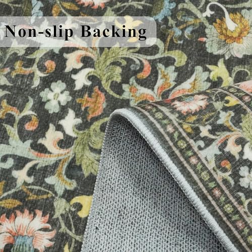 Washable 4x6 Bedroom Rug for Family (4' x 6' (Rectangular) / Green)