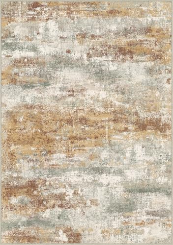 5x7 Area Rug for Bedroom (Orange Green / 5' x 7' (Rectangular))