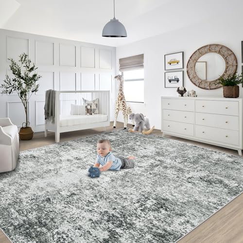 8x10 Area Rugs for Living Room (Grey / 8' x 10' (Rectangular))
