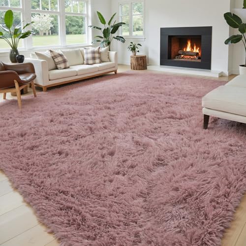 8x10 Area Rugs for Living Room (Blush / 8' x 10' (Rectangular))