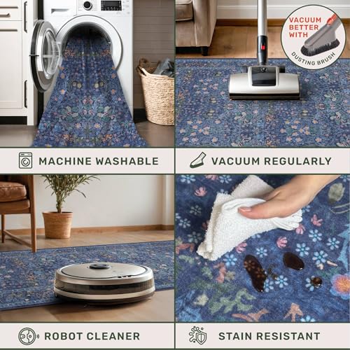 Dining Room Rugs for Under Table (Dark Blue / 6' x 8' (Rectangular))