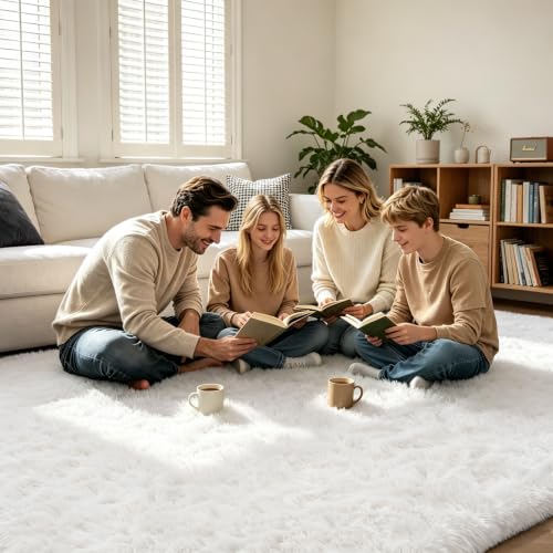 Shag Area Rugs for Bedroom Living Room