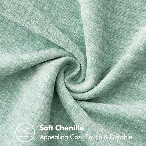 Decorative Couch Throw Pillow Covers 18x18 Inch Aqua Green 2 Pack (Aqua Green / 18" x 18" (Pack of 2))