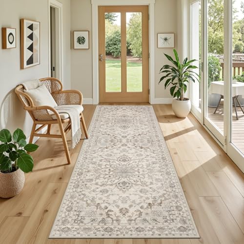 Hallway Runner Rug (Brown Beige / 2'6" x 8' (Runner))