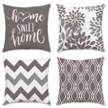 Throw Pillow Covers 18x18 (Grey / 18" x 18" (Pack of 4))