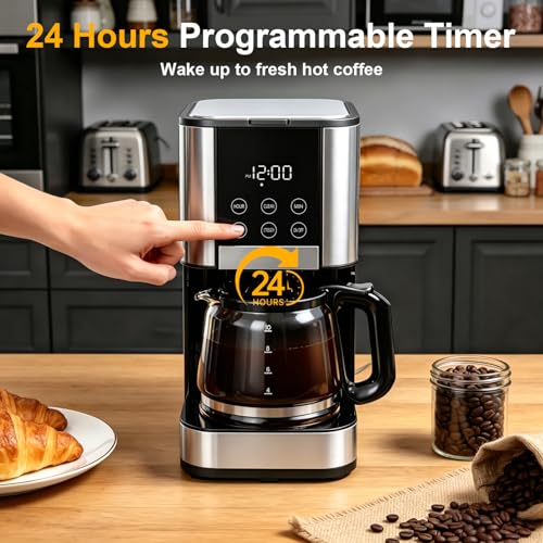 10 Cup Programmable Coffee Maker (13.19 Inch)