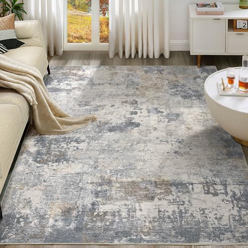 9x12 Area Rug Living Room Rugs (Blue Grey / 9' x 12' (Rectangular))