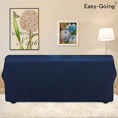 Stretch Couch Covers for Sofa Washable Large Navy (Large Sofa / Navy)