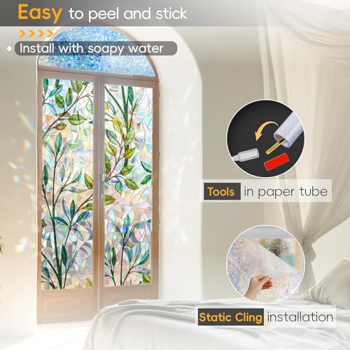 Rainbow Privacy Film with Cutting Line (Rainbow 2.0 / 47.2 Inch * 78.74 Inch)